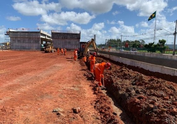 Viaduto da PRF está 80% concluído e será entregue ainda este ano