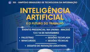 Maceió sedia em novembro o 13º Simpósio Brasileiro de Tecnologia da Informação