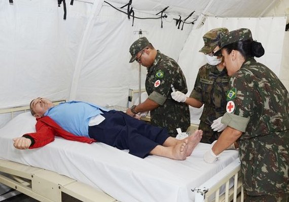 Hospital de Campanha realizou 41 atendimentos nas primeiras 24 horas