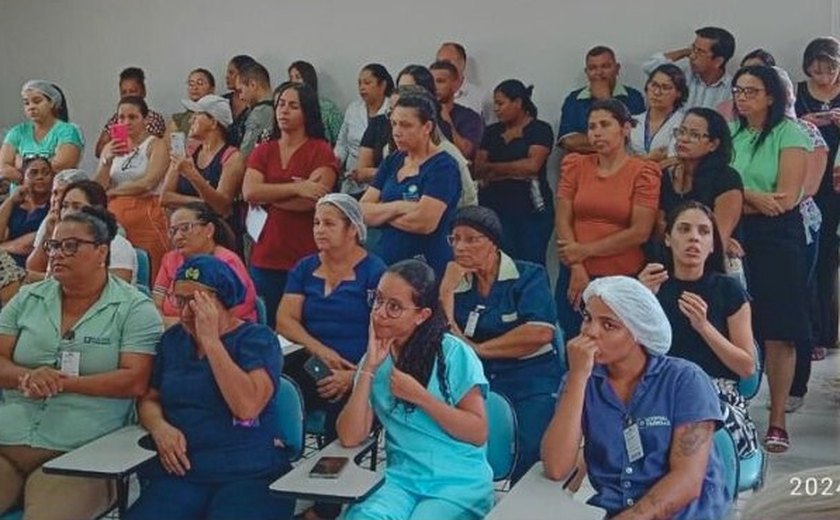 Trabalhadores do Veredas suspendem temporariamente manifestações em frente ao hospital