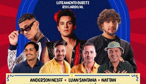 Luan Santana, Wesley Safadão, Henry Freitas, Anderson Neiff, cantam em Rio Largo entre os dias 11 e 12 de junho