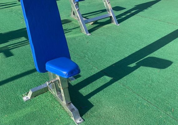 Academia Maceió na orla de Jatiúca recebe manutenção