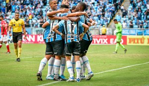 CRB perde para o Grêmio em Porto Alegre e segue na lanterna da Série B