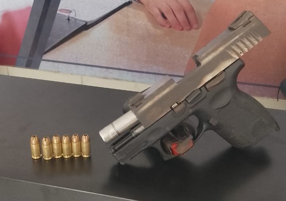 PM prende homem suspeito de ameaçar populares com arma de fogo no Clima Bom