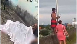 Suspeito de matar esposa é cercado e preso após ameaçar se jogar de viaduto