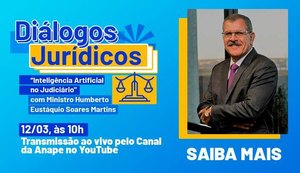 Ministro do STJ, Humberto Martins discute Inteligência Artificial no Judiciário em evento da Anape