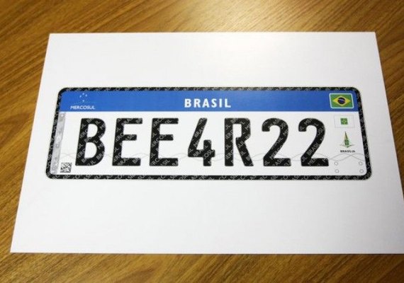 Contran adia para julho de 2019 novo modelo de placas do Mercosul