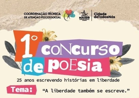 SMS divulga resultado final do “1º Concurso de Poesia: 25 anos escrevendo histórias em liberdade”