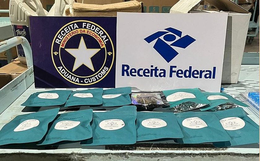 Receita Federal apreende maconha e peixes vivos em operação realizada em Maceió