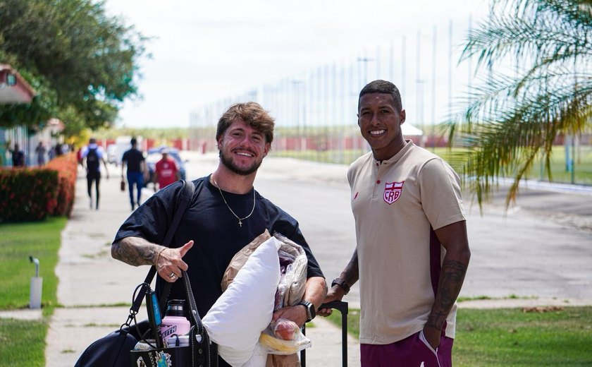 CRB treina e inicia viagem para decisão contra o Sousa pela Copa do Brasil