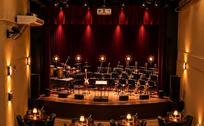 Obra de Djavan ganha concerto com orquestra, voz e vinho no Theatro Homerinho