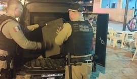 Em Alagoas, operação policial apreende 10 aparelhos de som