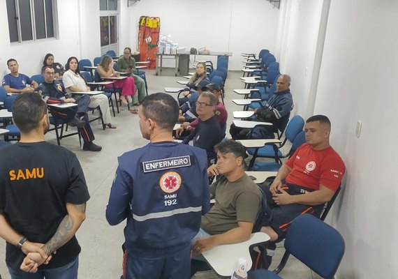 Treinamento do Samu Maceió capacita equipes enfermagem em parada cardiorrespiratória