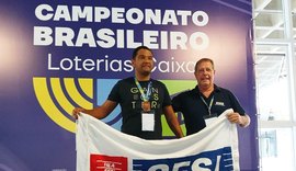 Atleta do Sesi medalhista nacional na natação paralímpica tem recepção calorosa em Maceió