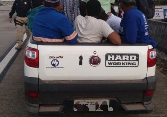 PRF flagra veículo com 15 passageiros excedentes em Teotônio Vilela