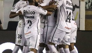 Santos goleia Grêmio e está na semifinal da Libertadores