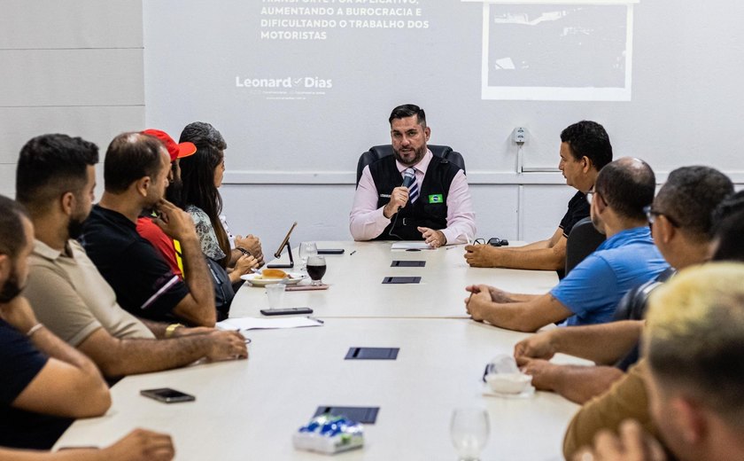 Leonardo Dias reforça apoio aos motoristas de aplicativo para impedir regulamentação da categoria