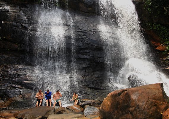 Com mais de 100 metros de altura, Cachoeira da Tiririca é a maior de Alagoas