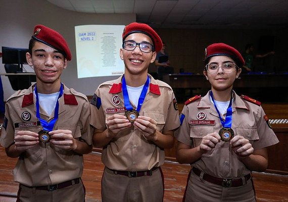 Estudantes são premiados na Olimpíada Alagoana de Matemática