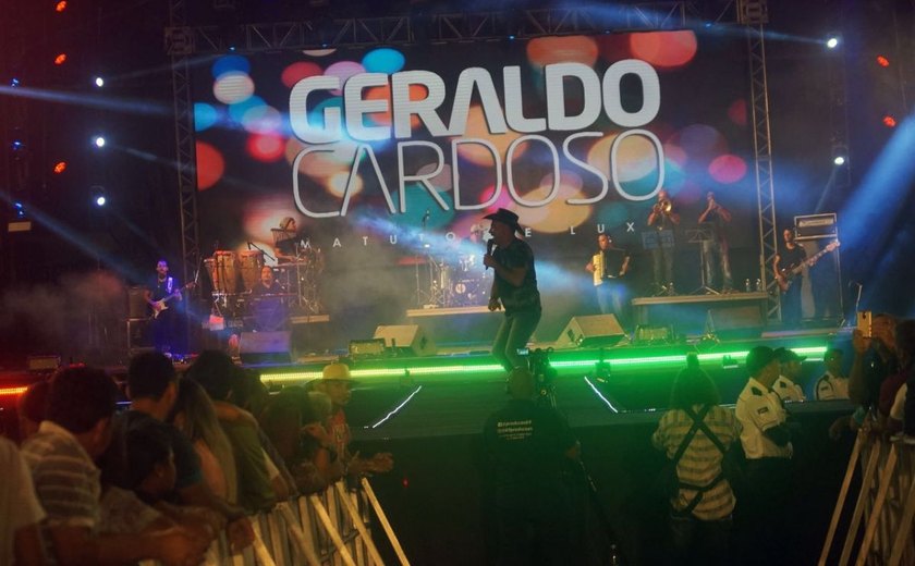 Depois de Caruaru, Geraldo Cardoso agora se apresenta em Maragogi