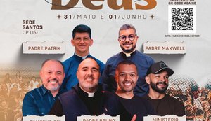 Congresso de Adoração 'Sede de Deus 2025' reúne fiéis em Maceió com Padre Bruno Costa e Flavinho