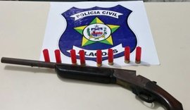 Suspeitos são detidos por estupro e porte ilegal no Agreste alagoano