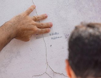 Mais de 2 mil residências em áreas com afundamento do solo serão vistoriadas