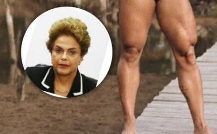 Dilma no joelho de Gracyanne Barbosa? Tem gente jurando que sim
