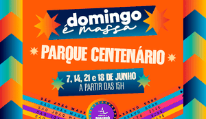 Domingo é Massa entra no clima junino com forró e teatro de bonecos no Parque Centenário