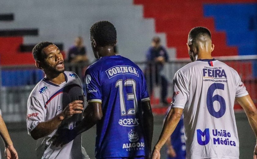 Cruzeiro de Arapiraca perde por 3x0 para o Bahia de Feira
