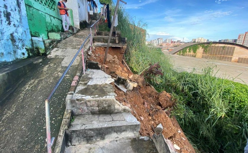 Chuvas: Defesa Civil atende 38 ocorrências em Maceió