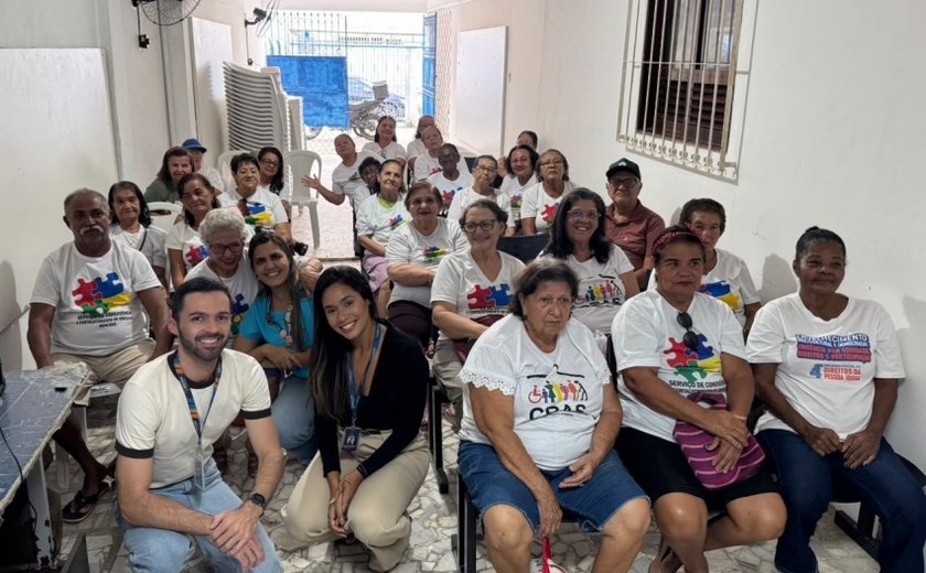 Procon Maceió promove palestra sobre educação financeira para pessoas idosas atendidas pelo Cras Área Lagunar