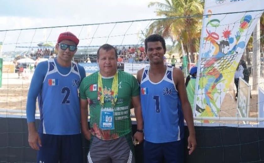 Alagoas está na final do vôlei de praia dos Jogos Escolares da Juventude