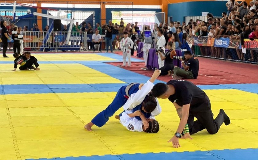 Alunas da rede municipal se destacam na Copa Maria Bonita de Jiu-Jitsu em Maceió
