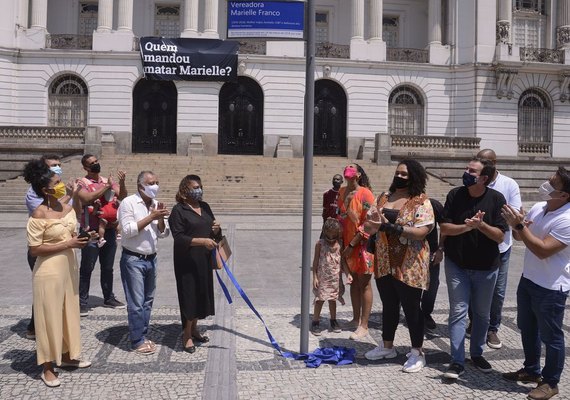 Cerimônia marca três anos do assassinato da vereadora Marielle Franco