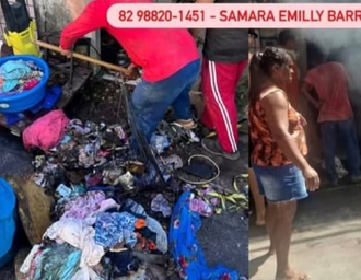 Incêndio destrói casa e mobiliza campanha para ajudar família no Jacintinho