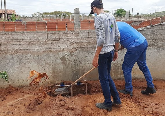 Operação da Casal combate fraudes e melhora abastecimento em Água Branca