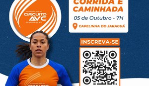Circuito AVC 2025: inscrições abertas para corrida e caminhada na orla de Maceió
