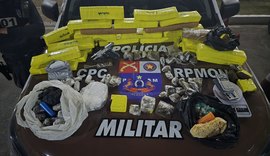 Polícia Militar apreende pistola e 29 quilos de drogas na Chã da Jaqueira