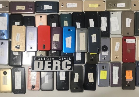 Polícia Civil recupera e entrega novo lote de celulares roubados em Maceió