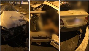 Uma pessoa morre e três ficam feridas em grave acidente na Avenida Durval de Góes Monteiro