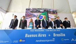 MTur prestigia anúncio do retorno de voos diretos entre Brasília e Buenos Aires