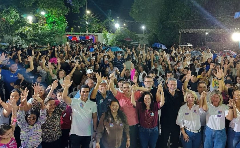 Renato Filho e Fátima Canuto reúnem multidão e consolidam aliança com Arthur Lira no Pilar