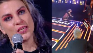Participante do ‘The Voice Brasil’ cai do palco e leva sete pontos no joelho