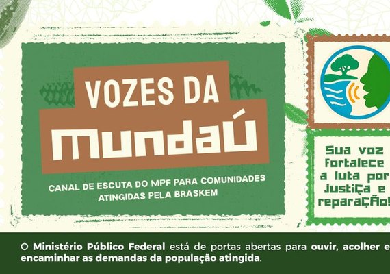 MPF reabre inscrições e retoma agendamento de reuniões do projeto Vozes da Mundaú