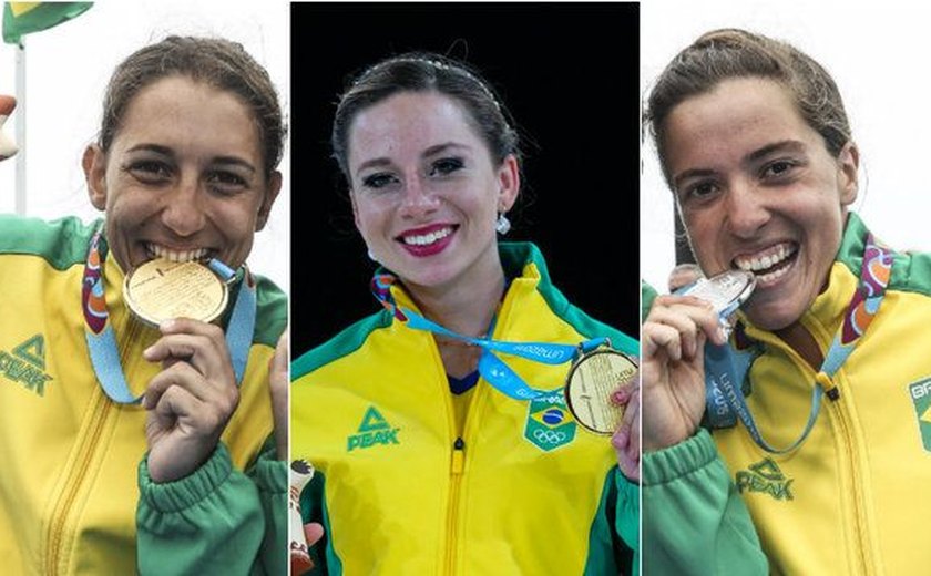 Mulheres dominam primeiro dia de medalhas do Brasil em Lima 2019
