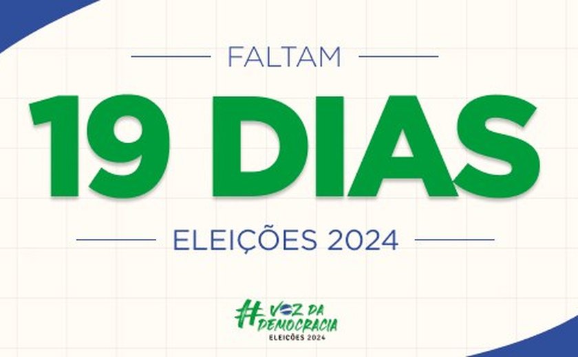 Faltam 19 dias: confira os modelos de eleição para os cargos de prefeito e vereador