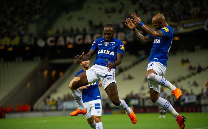 Cruzeiro derrota o Ceará no Castelão e dorme na vice-liderança