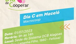 Dia de Cooperar em Maceió acontece no dia 1º de julho