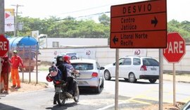 Desvio de tráfego na AL-101 Norte sofrerá alteração a partir de quinta-feira